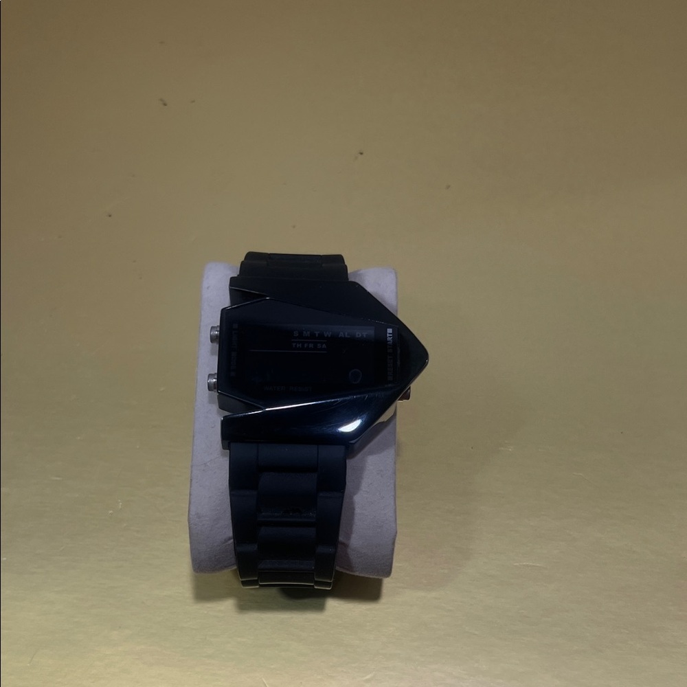 Futuristic Black Smartwatch